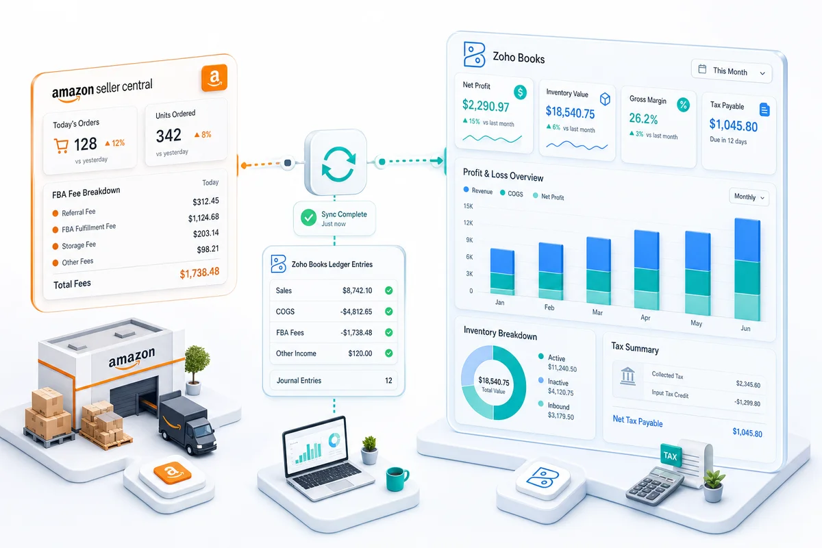Amazon Seller Accounting Software: What Zoho Books Does Right (And What Generic Tools Miss)