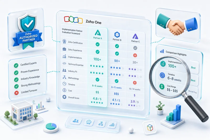 How to Choose a Zoho Implementation Partner (And What to Expect)