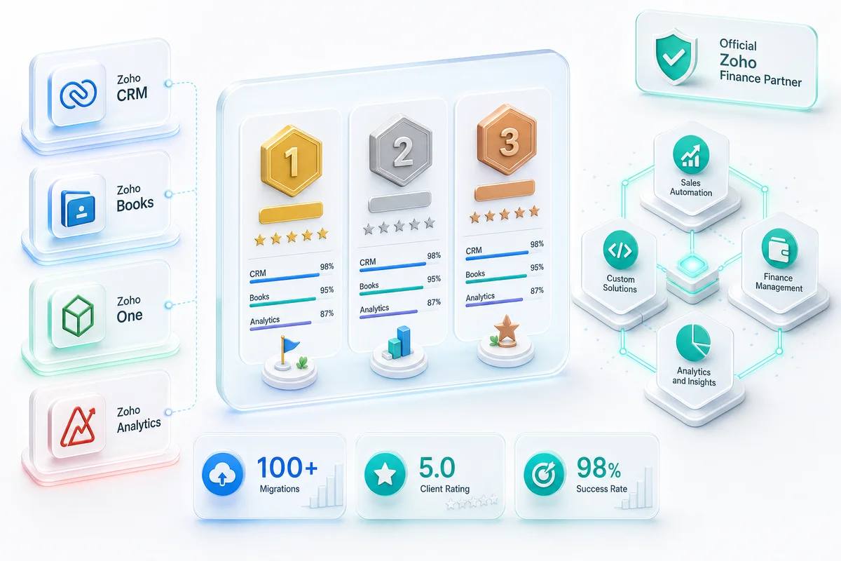 Top Zoho Development Companies for eCommerce in 2026