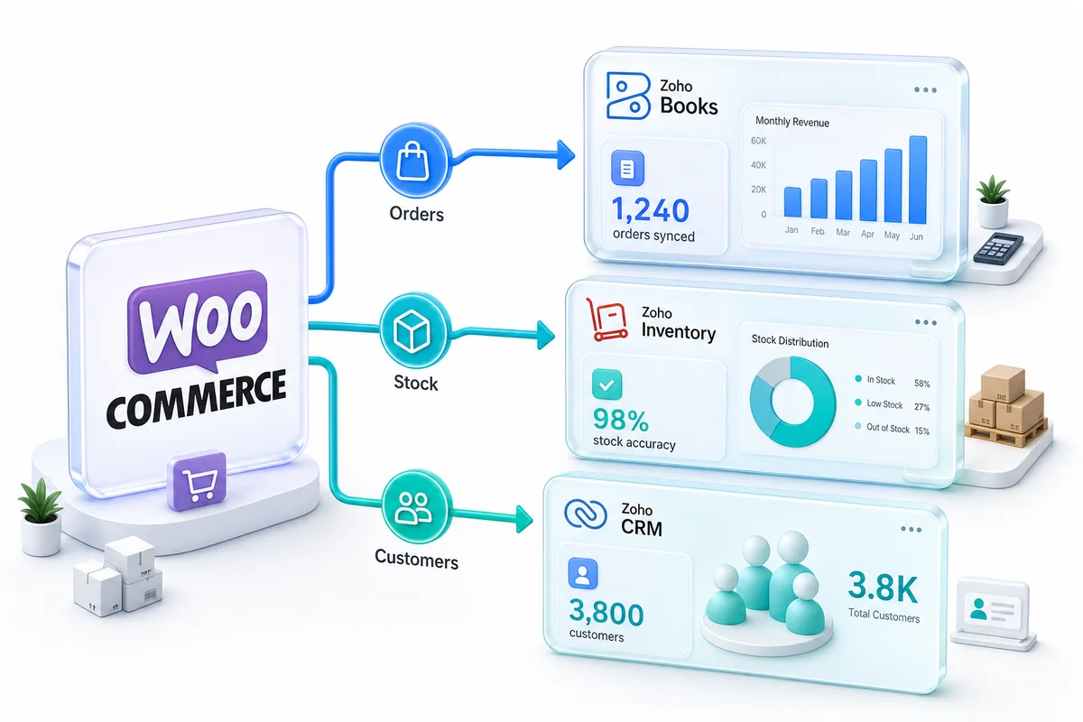 WooCommerce to Zoho Integration: Orders, Inventory, and Accounting