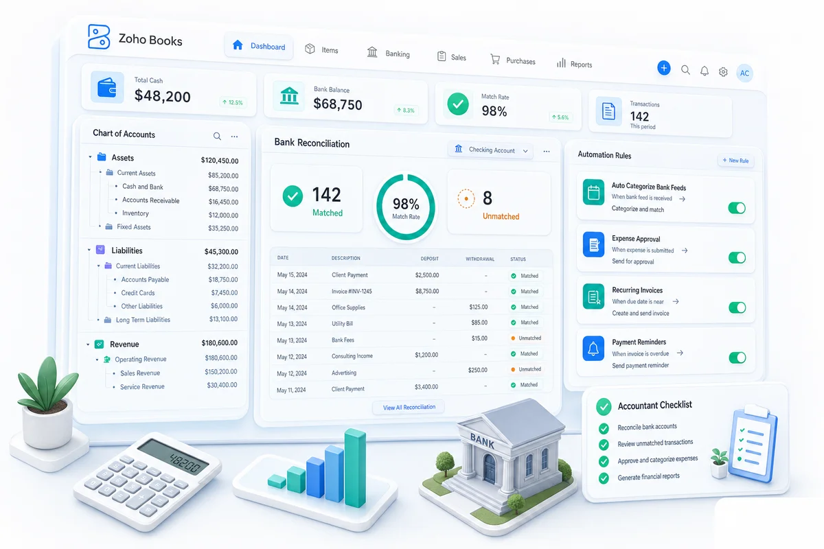 Zoho Books Setup Guide for Accountants: Complete 2026 Setup Checklist