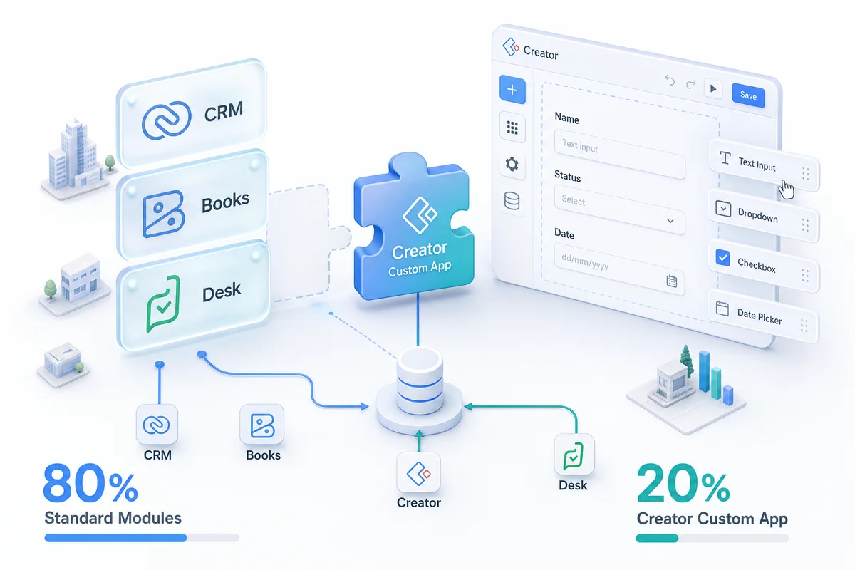Zoho Creator for Custom Apps: When Standard Modules Aren't Enough