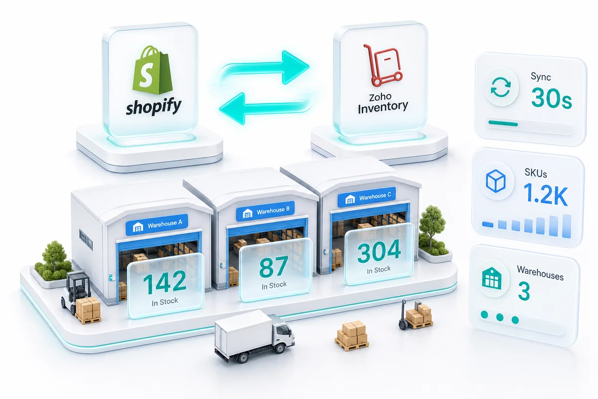 Zoho Inventory for Shopify: Build Real Stock Control Behind Your Store