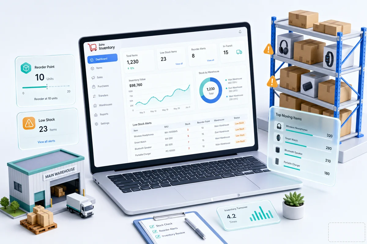 Zoho Inventory Reorder Points: Auto-Replenishment That Actually Works